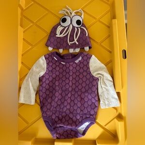 Disney Monsters Inc Boo costume for baby, size 9-12 months